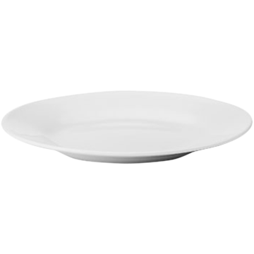 Tallrik flat G. Benedikt Rona Vit