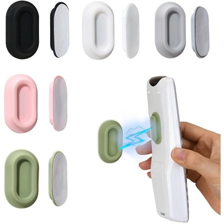 ING 5 stk. fjernkontrollholder magnetisk fjernkontrollholder magnetisk veggfeste selvklebende plassbesparende for de fleste fjernkontroller og 