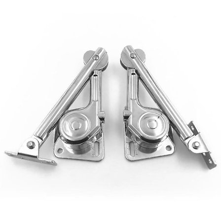2 stk. Soft Close køkkenskabshængsel Hydraulisk møbelskab Dørhængsel Møbelløft Op Flap Stay Support Hardware