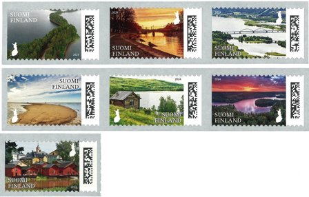 Finland - Landskaber II - Postfrisk sæt 7v