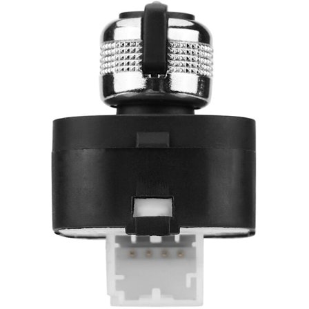 Svart krom bil backspegel strömbrytare ratt för Audi A2 A3 A4 A6 4F0 959 565