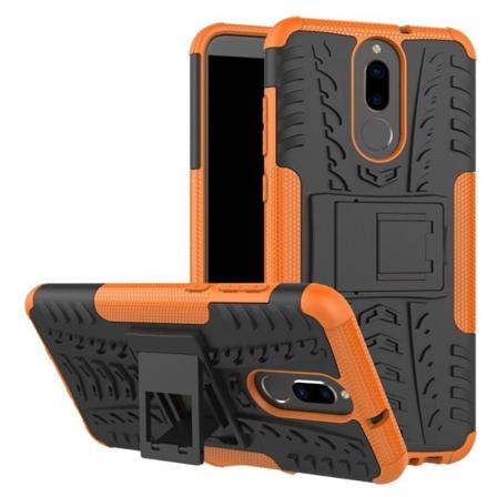 Huawei Mate 10 Lite Hybird Skal Med Kickstand - Orange