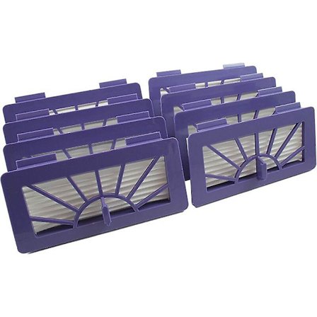 Neato I Premium tillbehörspaket 10 ersättningsfilter Neato Xv Signature Pro Hepa-filter för Neato Xv och Vorwerk Vr 100