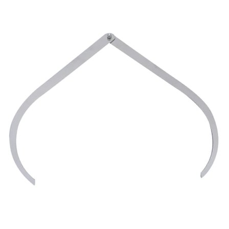 Smyckesverktyg Böjda ben Rostfritt stål 4/8/10/12 tum Skjutmått Lerskulptur Keramisk Mätning Snideri-Keramik Handverktyg 10 tum (FMY)