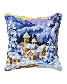 Stickpackung Kissen Winter - Orchidea