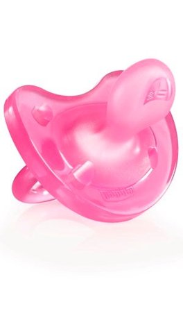 Chicco Succhietto Physio Soft Silicone Rosa 1Pezzo 12m+