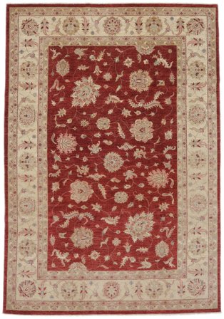 Ziegler Rug Oriental Brown/Dark Red (Wool, Afghanistan)