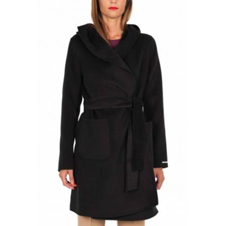 Emme DI Marella, Coats Zwart, Dames, Maat:S