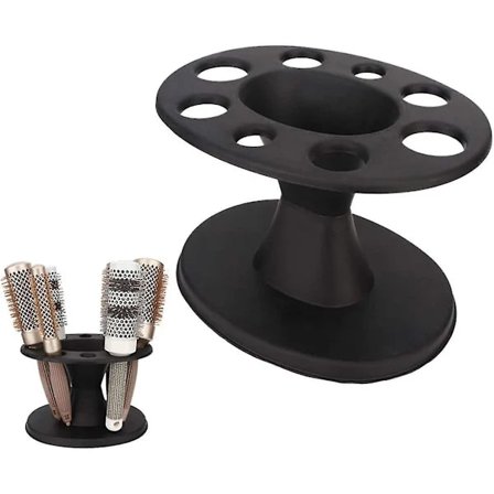 Opbevaringsstativ til kamme, rund holder til hårværktøj, salonbørste, saks, glattejern, krøllejern, holder til kamtilbehør A