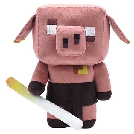 Minecraft Legends plysleksaker Squared Scallion Pig 26cm