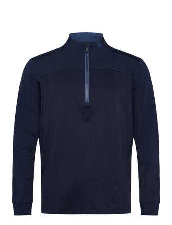 Original Penguin Golf | Lightweight 1/4-Zip Mixed Media Pullover | XXL