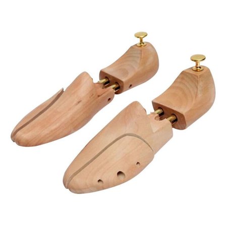 1 par skobårer sko til mænd, træforlænger EU 45-46