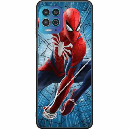 Motorola Moto G100 Svart Skal Spiderman