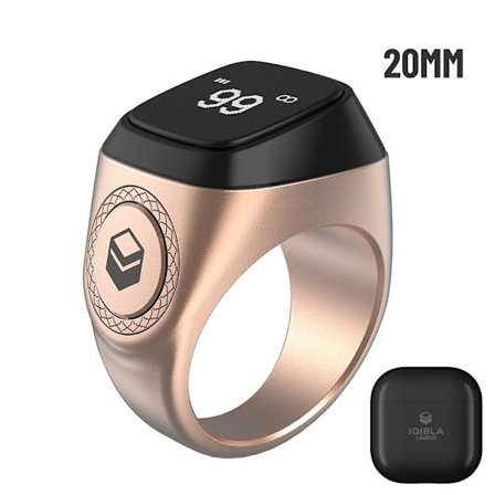 Vanntett Iqibla Zikr 1 Tasbih Smart Ring For Muslimer Tally Tasbeeh Teller