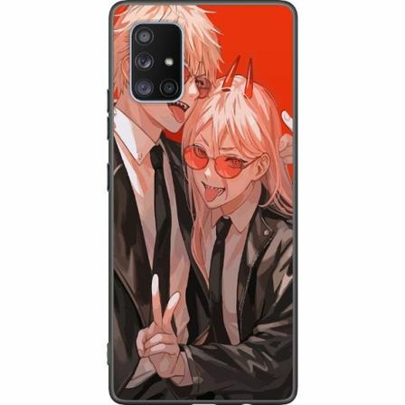 Samsung Galaxy A71 5g Svart Skal Chainsaw Man