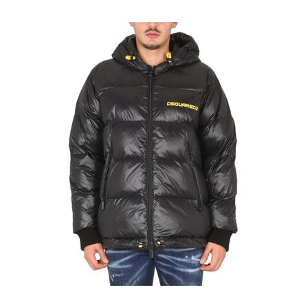Dsquared2 - Dunjackor - Svart - Herr - Storlek: L, Herr, Storlek: L