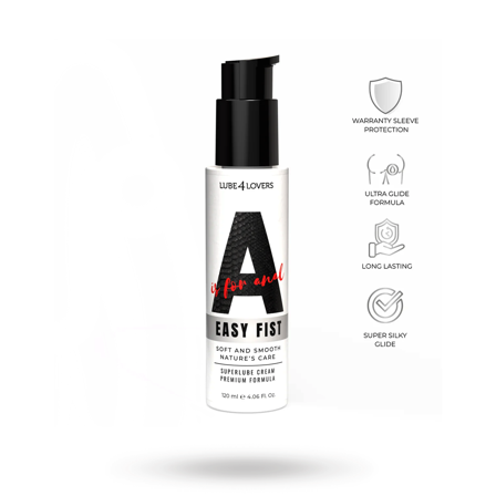 Easy Fist – Creamy Anal Lubricant 120 ml - Vuxen.se - Glidmedel för analsex