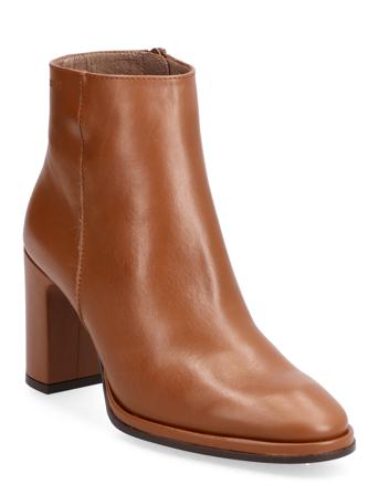 Iseo Shoes Boots Ankle Boots Ankle Boot - Heel Brun Wonders