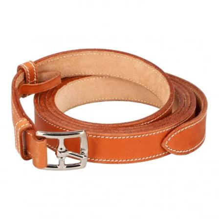 Hermès Vintage, Pre-owned Leather belts Bruin, Dames, Maat:ONE Size,leer