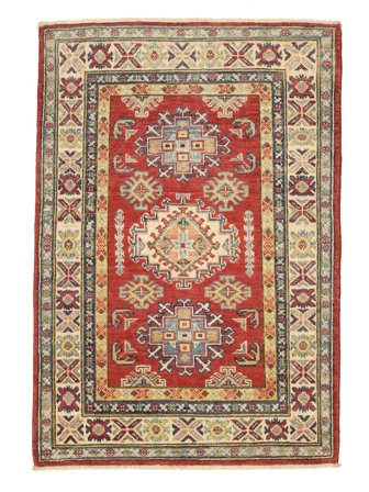 Oriental Kazak Fine Rug 82X119 Brown/Dark Red Wool, Afghanistan