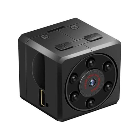 Mini Portabel Kamera Full HD DV 1080P med Rörelsedetekteringsfunktion Lämplig för Hem eller Utomhus Svart YEMAESRE