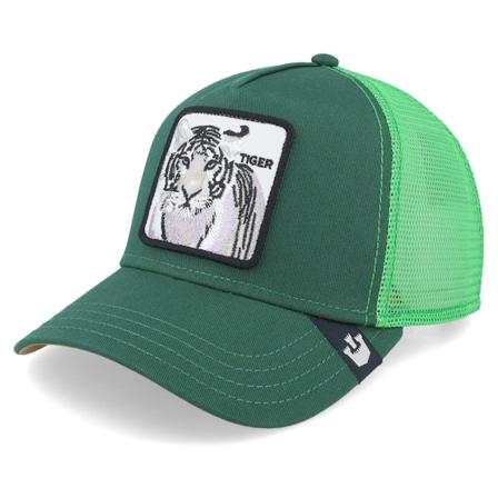 Goorin Bros. - Green trucker Czapka Z Daszkiem - The White Tiger Emerald Trucker @ Hatstore