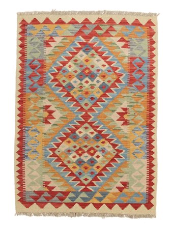 Tapis Kilim Afghan Old Style 87X124 (Laine, Afghanistan)