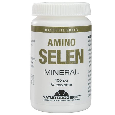 Natur Drogeriet Selen Amino 60 tabl., Helse & Madvarer, Mineraler, Selen