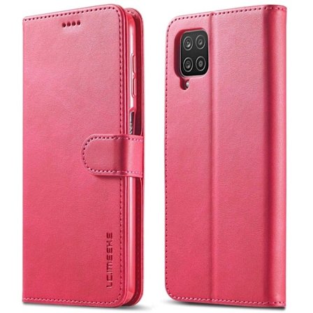 LC.IMEEKE Samsung Galaxy M53 5G flip case - Punainen