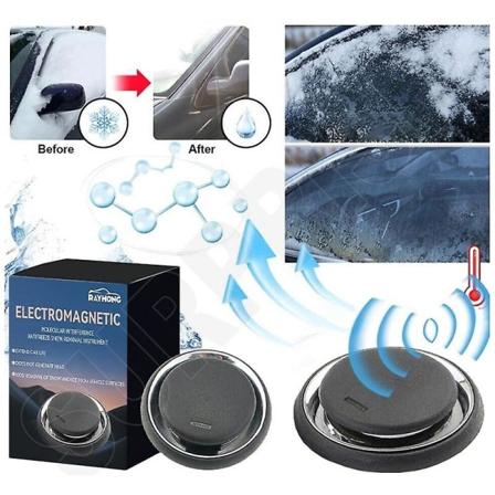 2st elektromagnetisk avisningsskydd för bil frostskyddsmedel elektromagnetisk molekylär störning snöröjning Soldriven bilavisningsinstrument