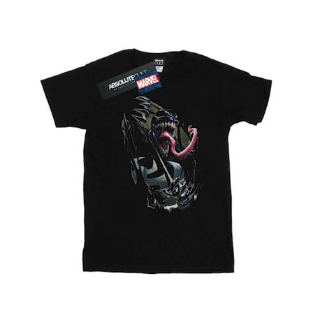 Marvel Girls Venom Inside Me Bomull T-shirt 7-8 år Svart Black 7-8 Years