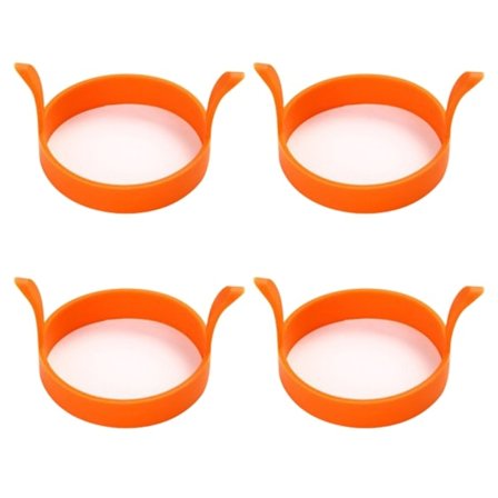 Eggringer, silikon, til steking av egg, non-stick steking av egg