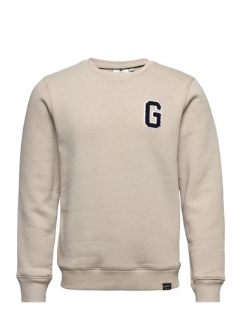 Men`s Sweat Sweat-shirt Tröja Beige Garcia
