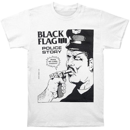 Black Flag Police Story T-shirt
