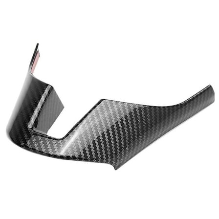 Dekorativ ram av kolfiber för ratt, panelöverdrag för Axela 2014 2015 2016