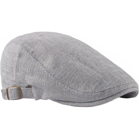 Beretti, puuvillasekoite, klassinen litteä lippalakki, kevyt, hengittävä hattu, Gatsby Ivy Irish Hat Newsboy Cap, jossa säädettävä solki miehille ja 