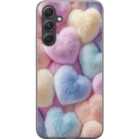 Kompatibelt Mobildeksel til Samsung Galaxy S24 Hjerter Kjærlighet Grafisk Design Romantisk Motiv Populært Symbol Grafisk Mønster Dekorasjon