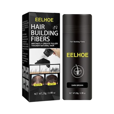 EELHOE Fyldningspulver Dækker Tyndt Hår Fluffy Powder-Grå