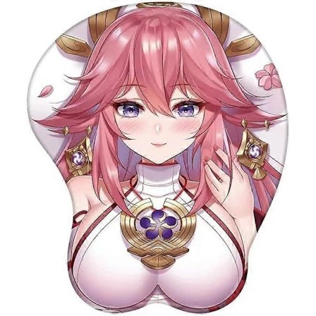 Anime Musematte, Gaming Musematte, Yae Miko Musematte, Musematte med Håndleddsstøtte 3D Musematter