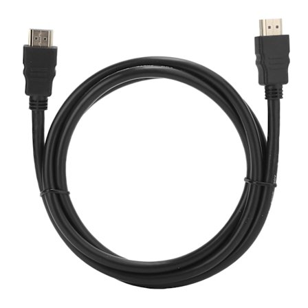 HDMI till HDMI-kabel Standard kopparledare Guldpläterat järnskal Svart lock 4K 30Hz 1,5 meter