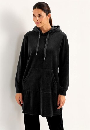 Cellbes of Sweden - Velourtunika Wilma i sort til damer i størrelse 38/40