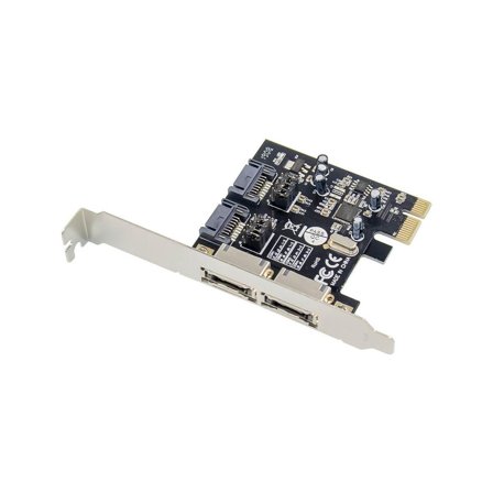 MicroConnect Diskkontroller - SATA 6Gb/s / eSATA 6Gb/s - PCIe 2.0 x1