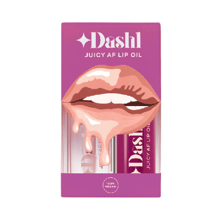 DASHL Juicy AF Lip Oil Duo - 2-Pack Läppvård Unisex Lila 7,8ml