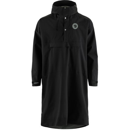 Fjällräven Hoja Rain Poncho in Black/Schwarz, Hydratic | Size: Small/Medium