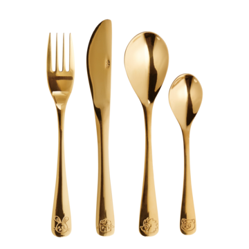 Barnbestickset Aida Atelier Guld 4-Delar