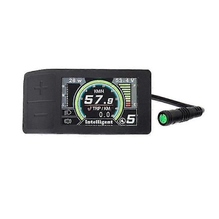 500c Ebike Display Til 8fun Bbs01 Bbs02 Mid Motor Hub Motor Kit Dele Elektrisk Cykel Speedometer Con