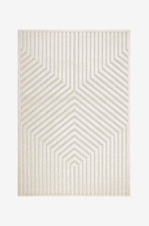 KM Home - Teppe Hampton for innvendig bruk/utvendig bruk - Natur - Utendørstepper - 140X200 - Fra Homeroom