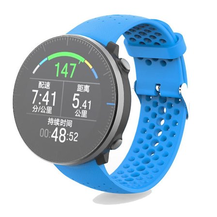 for POLAR Vantage for M Armbånd Pustende Reim Svettebestandig Løkke Anti-ripe (LGL)