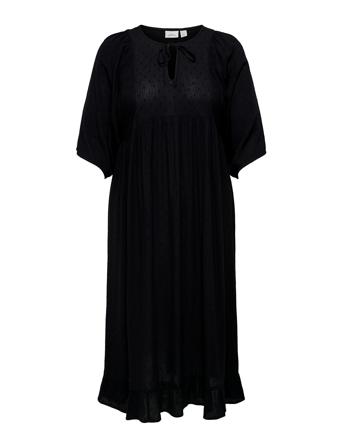 Careleanor Life 2/4 Calf Dress Wvn ONLY Carmakoma Black