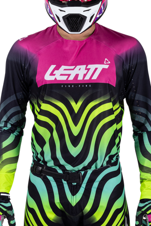 Maglia da Cross Leatt Moto 5.5 UltraWeld V26 Tiger Rosa M